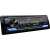 JVC KD-X482DBT car stereo front view with blue display