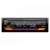 JVC KD-X482DBT 1 DIN car stereo with Bluetooth, USB, and DAB+ radio, orange display