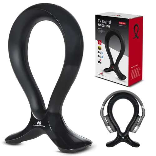 Antena TV Maclean MCTV-920 cu functie de suport pentru casti