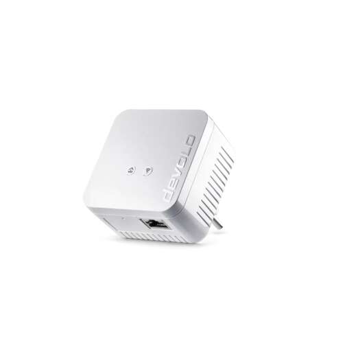 Devolo dLAN 550 WiFi Powerline Adapter, fehér, ferde nézet