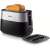 Philips HD2517/90 Daily Collection Toaster, Czarny, z tostowanym chlebem