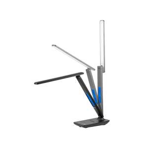 Tracer Noir LCD asztali lámpa, fekete, állítható, 3 fényerősség, vezeték nélküli töltéssel - Tracer