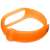 Xiaomi Mi Band 7 neon narancssárga szilikon szíj, okosóra szíj csere