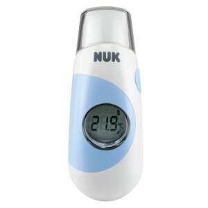 NUK Flash kontaktloses Thermometer, blau und weiß, mit digitalem Display - Test-Analysegerät