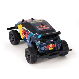 Zdalnie sterowany samochód wyścigowy Carrera RC Red Bull Rallycross, niebieski i żółty wzór - Carrera