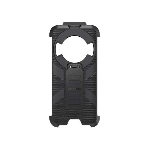 Ulefone Armor 16 Pro Tok - Schwarz, schwarzes Handyhülle mit Gürtelclip und drehbarem Ringhalter