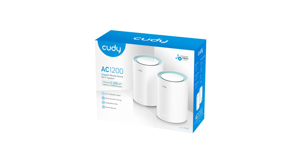 Cudy AC1200 Mesh WiFi Rendszer - 2 db Router | Pepita.hu