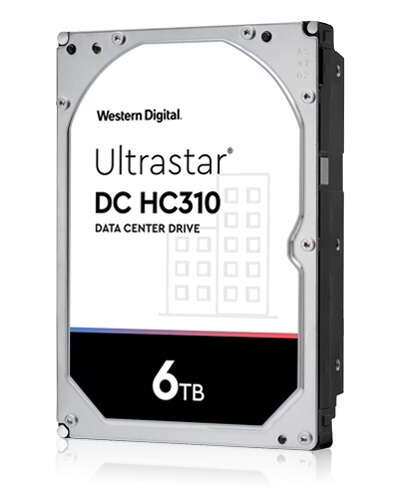 Western digital / hgst 6tb ultrastar dc hc310 (7k6) 3.5" szerver hdd