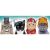 Trefl Cica Panorama Puzzle - 500 pieces featuring cats in costumes, clear image