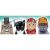 Trefl Cica Panorama Puzzle - 500 pieces featuring cats in costumes, detailed view