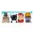 Trefl Fluffy Team 500 Piece Panoramic Puzzle, featuring four cats in various costumes