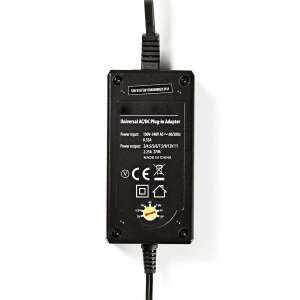 Nedis Univerzális hálózati adapter (3-12V / 2.25 A) Fekete 70042734 