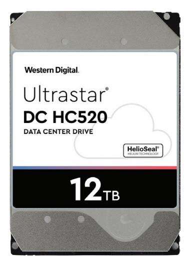 Western digital hgst 12tb ultrastar dc hc520 (512e) sata3 3.5" szerver hdd