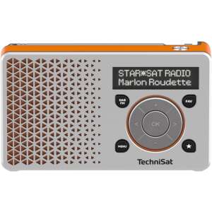 TechniSat DigitRadio 1 Rádió - Ezüst/Narancs 70045103 