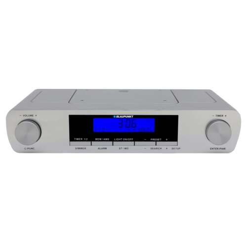 Blaupunkt KR14BT konyhai rádió Bluetooth-tal, FM tunerrel, ébresztőórával és LCD kijelzővel