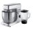 Robot de bucatarie Ariete Gourmet Professional 1598/10, 2100W, 7 l, Blender 1,5 l, 6 viteze, Pulse, Picioare anti-alunecare, Otel inoxidabil 142408702