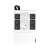Legrand Keor Multiplug 800 AVR 800VA / 480W Szünetmentes tápegység (UPS) 6 aljzattal és USB porttal elülső nézet