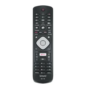 Savio RC-10 Univerzális Távirányító Philips TV-hez elölnézet - Távirányító
