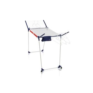 Sušiak na bielizeň Leifheit Pegasus 200 Deluxe s 20 m sušiacej plochy, sklopnými krídlami a držiakom na príslušenstvo - Pranie