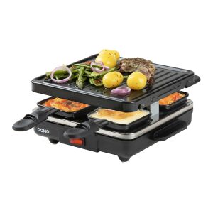 Domo DO9147G Just us Raclette Grill im Einsatz - Tischgrills und Waffeleisen