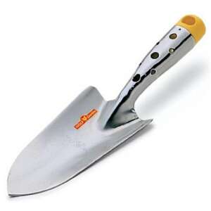 Wolf-Garten LU-Z Blumenschaufel, Gartengerät mit gelbem Griff - Bepflanzungswerkzeuge