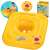 Bestway Swim Safe Baby Seat, yellow inflatable float for babies, safe and comfortable for swimming