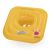 Bestway Swim Safe ABC inflatable baby seat swim ring, yellow, top view
