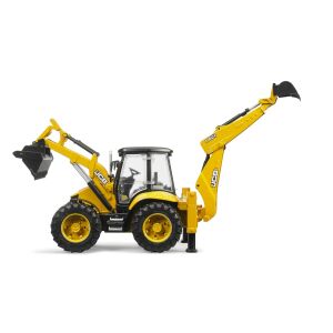 Bruder JCB 5CX Excavator cu Încărcător - Jucărie Model la Scară 1:16 - Mașină de lucru pentru copii