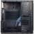 Inter-Tech IT-5905 számítógépház, belső nézet, fekete, közép méretű, ATX, micro ATX