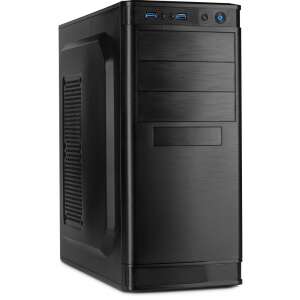 Кутия за компютър Inter-Tech IT-5905, Middle Tower, Без захранващ блок, ATX, Black (88881236) 72640696 - Inter-Tech