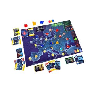 Pandemic: Nebezpečná zóna Európa spoločenská hra, mapa Európy - Asmodee Spoločenské hry