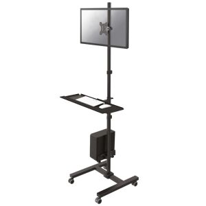 NewStar FPMA-MOBILE1700 10" -32" Mobil munkaállomás - Fekete 130980014 - TV fali konzol