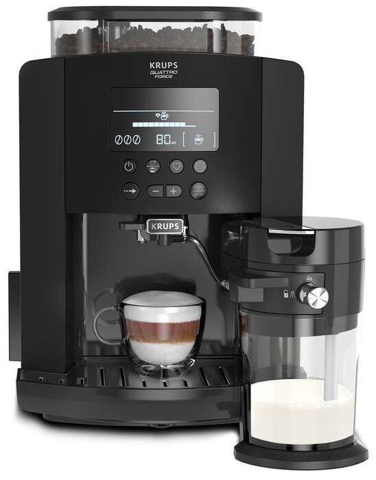 Krups ea819n arabica latte automata kávéfőző - fekete