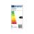 Energy efficiency label for LEDVANCE AC10503 bulb, D rating
