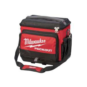 Milwaukee PACKOUT 20-liter insulated cooler bag, red and black, with shoulder strap - Food & beverage carrier