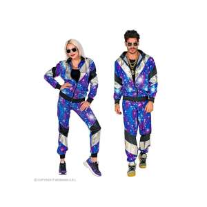 "80er JAHRE DISCO TRAININGSANZUG" UNISEX KOSTÜM FÜR ERWACHSENE GRÖßE: M 70054965 - Modă și îmbrăcăminte