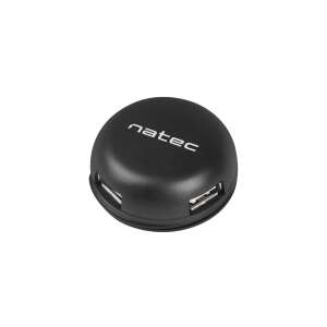 Natec Bumblebee USB 2.0 Hub, 4 porty, czarny - Koncentrator USB