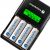 everActive NC450B 4-csatornás AAA/AA NiMH Akkumulátortöltő 70055293