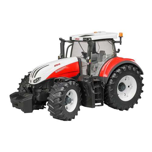 Bruder Steyr 6300 Terrus CVT traktor játék, 1:16 méretarány, piros és fehér - Bruder