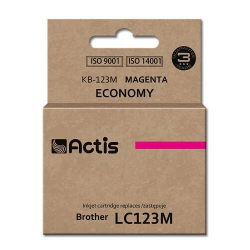 Actis KB-123M Magenta Tintapatron Brother nyomtatókhoz