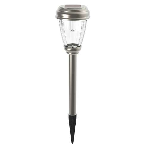 Oświetlenie ogrodowe na energię słoneczną Retlux RGL 102, srebrny, 41cm