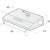 Technical drawing of the Mora OP630X cooker hood with dimensions