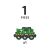 BRIO Green Battery Powered Freight Train Engine - Single Piece