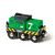BRIO Green Battery Powered Freight Train Engine - Side View