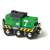 Locomotivă de jucărie verde BRIO World, numărul 7, tren de jucărie din lemn