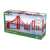BRIO World Double Suspension Bridge, red wooden bridge for train sets, compatible with BRIO railway system
