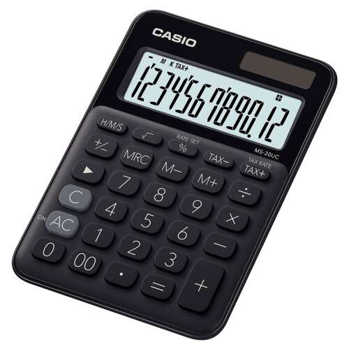 Calculator de birou Casio MS-20UC - Negru