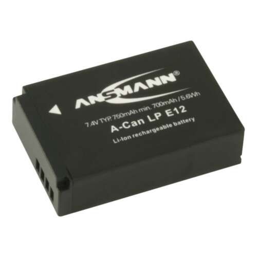 Ansmann A-Can LP-E12 Akkumulátor - Canon - 750mAh
