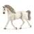 Schleich Holsteiner horse figure, white horse figurine, realistic horse toy