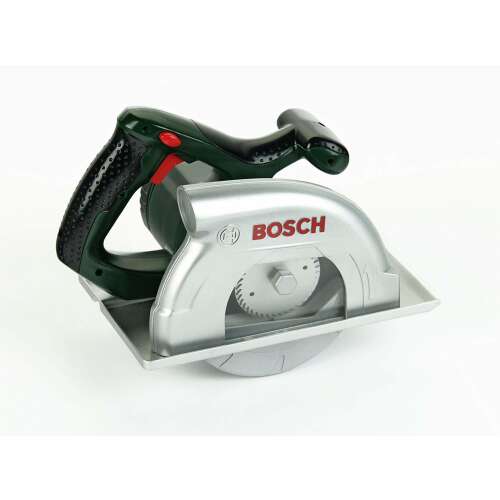 Theo Klein Bosch toy circular saw, green and grey, for kids